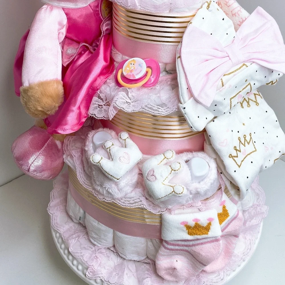 Princess Diaper Cake